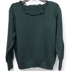John Galt (Brandy Melville) Distressed Cotton Knit Sweater